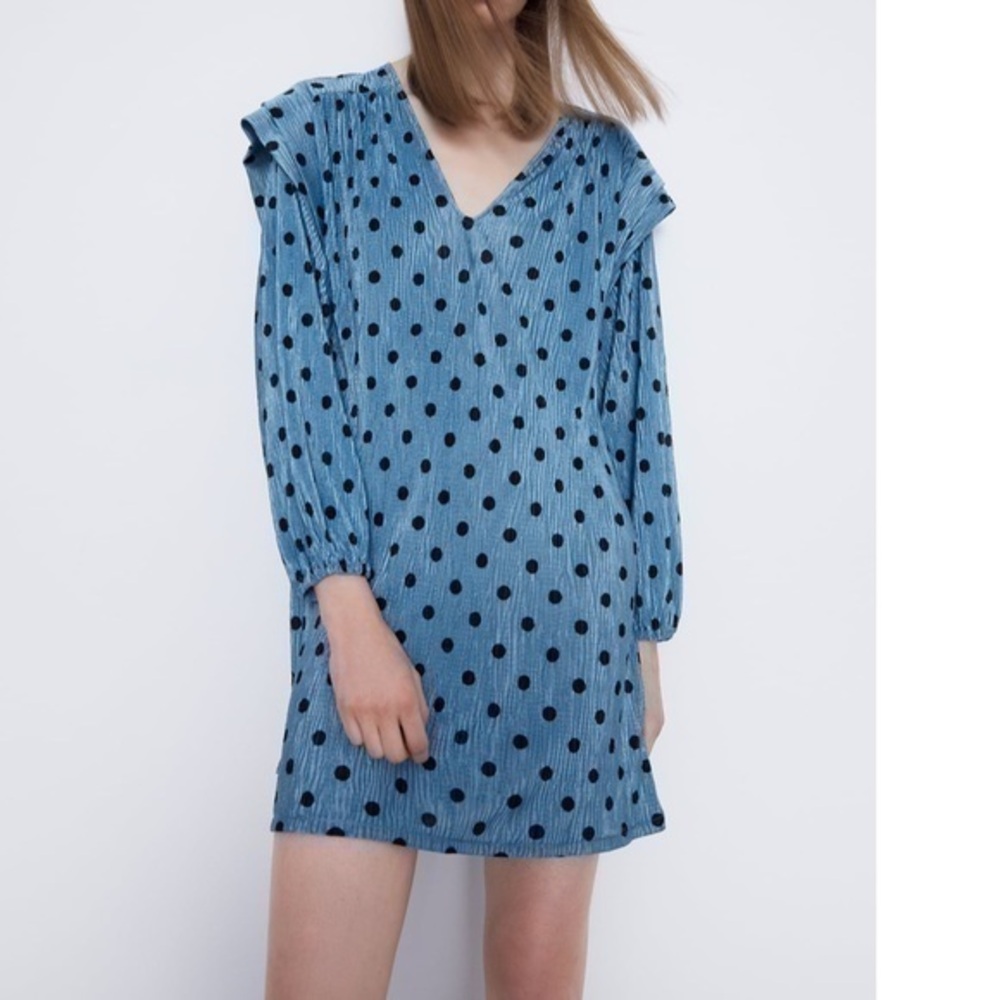 Zara Polka Dot Dress Size M